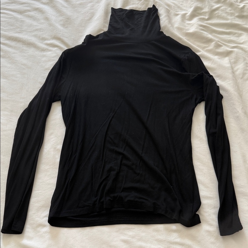 SHEIN Classic Black Long Sleeve Turtleneck